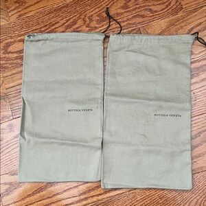 1 set of Bottega Veneta shoe dust bags